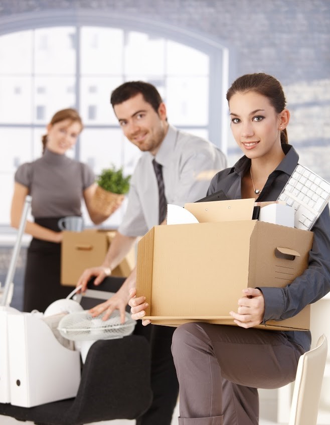 People Holding a Box — Chicago, IL — Affordable Moving Company, Inc.